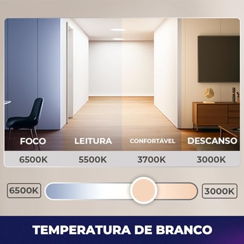 EKAZA Lâmpada Inteligente RGB, 16 milhões de cores, Wi-Fi, Compatível com Amazon Alexa e Google Assi