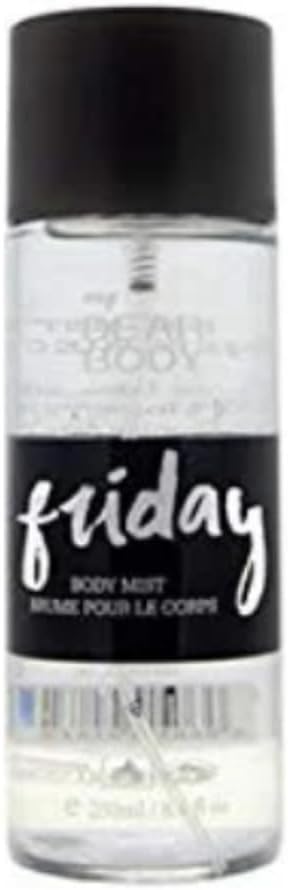 My Dear Body 250 ML Unisex Body Fragrance Mist - Refreshing & Long-Lasting Scent for All Day Freshness (Friday)