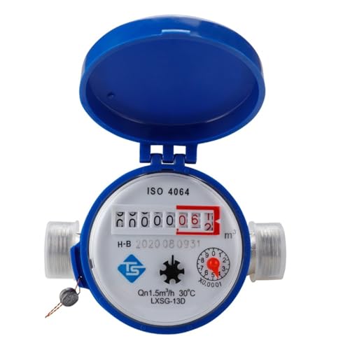 Débitmètre d'eau de précision DN15 avec joints en cuivre robustes antirouille - 2