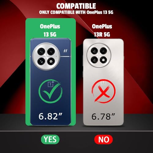 Image of LIRAMARK Liquid Silicone Soft Back Cover Case for OnePlus 13 /1+13 5G (Red)