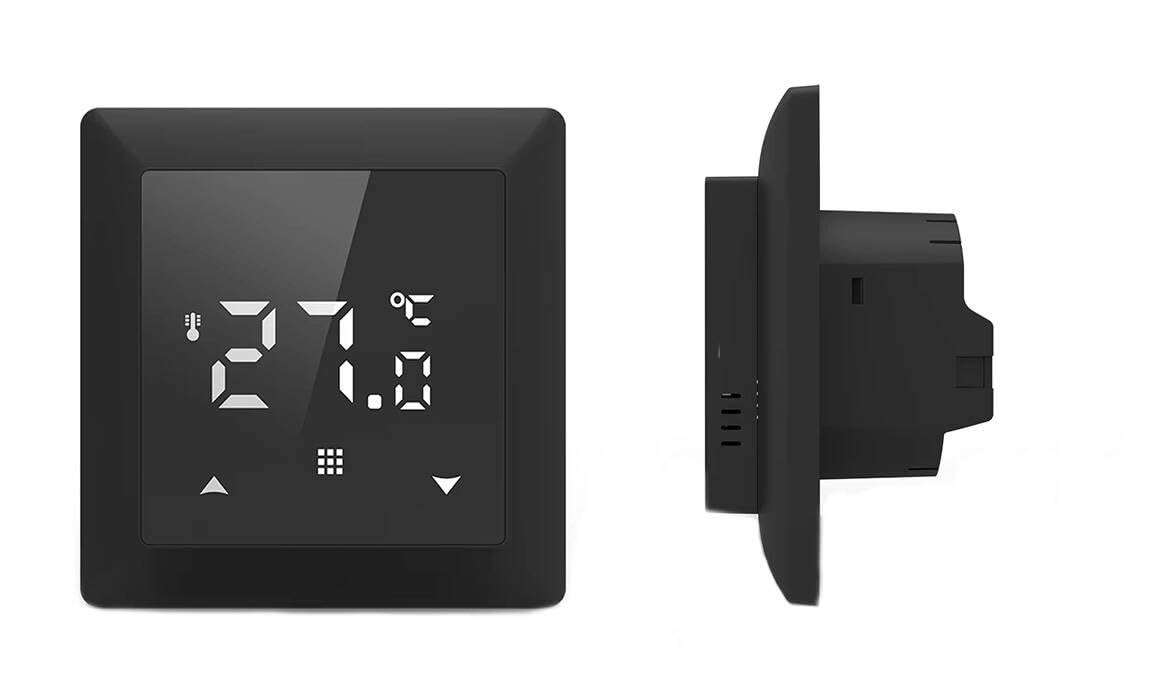 Sone Smart One ZigBee Thermostat Fußbodenheizung Schwarz 16A Tuya | bodenfühler, gateway nötig, touchpanel, kindersicherung, zigbee2mqtt