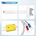 K-Type Thermocouple Block Ceramic Kiln Insulator Kiln Sensor Probe Measuring Temperature 32 to 2372 °F(0 to 1300 °C) 3.3 FT Wire Extension F/C 11G High Tool