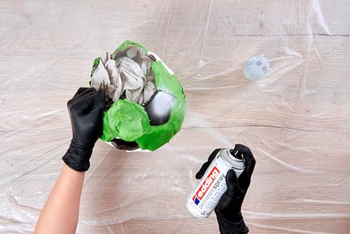 Foto von edding 5200 Permanent Spray Universalgrundierung - 200 ml - Grundierung zur Vorbereitung von lackierfähigen Oberflächen wie Glas, Metall, Holz, Keramik, Leinwand
