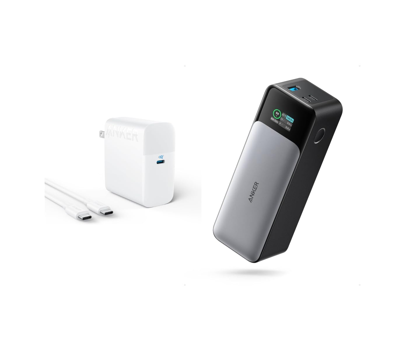 Amazon.com: Anker 100W USB-C Compact Travel Charger with Cable for
