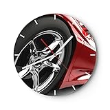 Une horloge silencieuse sur un mur peut créer une atmosphère fantastique. Dimensions hors tout: 40cm x 40cm. Horloge murale – Horloge en verre. La polyvalence d'application des horloges murales au design moderne vous permet de les utiliser dans n'importe quel intérieur décoré dans un style scandinave, glamour, bohème, minimaliste et même industriel. Les horloges murales originales donneront à votre intérieur un caractère et un style unique.