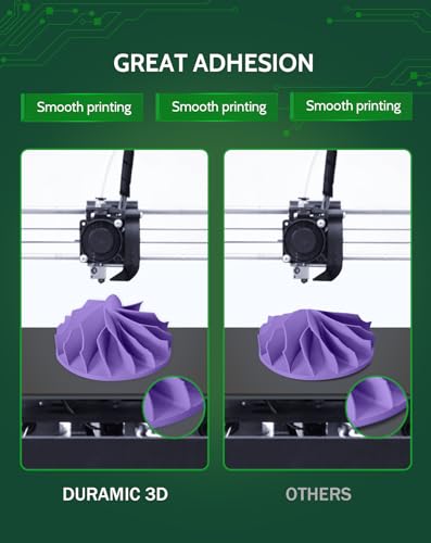 Image of DURAMIC 3D PLA Filament Basic for 3D Printer Neatly Wound Easy Printing | 3D Printing Filament 1.75mm, Dimensional Accuracy + /- 0.02 mm, Fit Most FDM 3D Printers 1KG PLA Purple