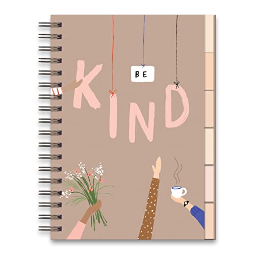 Carnet 192 pages lignées Studio Oh Edith Be Kind avec pochette double face