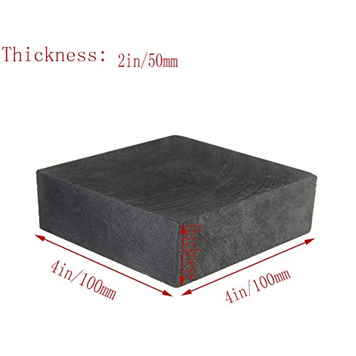 Électrode EDM sans impuretés bloc de graphite pur 99,9% de 2 pouces - 2