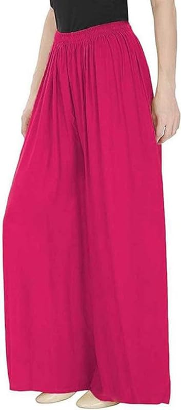 fancy star Women's and Girls Reyon Plazo Pant for Girls Regular Fit Palazzo Pants.-picture-27