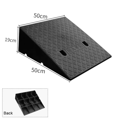 Rampas de umbral antideslizantes PVC 50x50x19 cm miniatura 6