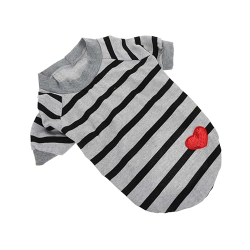 Alasum 犬Tシャツ ダックスフンド 犬のおもちゃ 小型犬服の女の子 犬のシャツ 猫用シャツ 装飾ペットシャツ ペット用品 犬トレーナー 子犬のTシャツ ペットの服 コットン