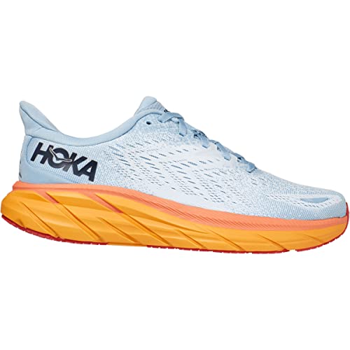 Hoka One ONE Damen Clifton 8 Running Shoes, Summer Song/Ice Flow, 40 2/3 EU