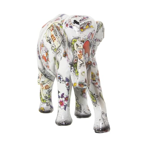Éléphant en résine casino pour raviver un salon terne avec une statue colorée
