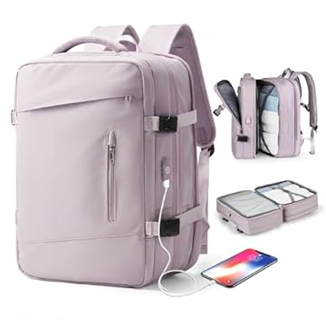 Mochila feminina grande, impermeável, escolar, para viagem, bagagem de mão, para trilha, esportes, notebook, X-Large