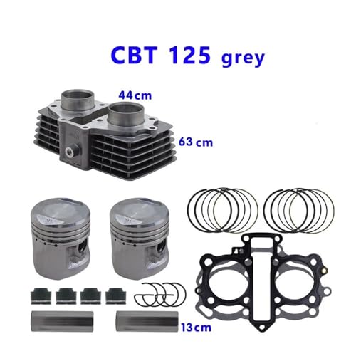 Cilindro CB125 y CM125 kit completo gris de 150cc para motor 244FMI 3