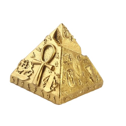 MUELODSIC Dekoratives Pyramidenobjekt Aus Harz Desktop-pyramidendekor...