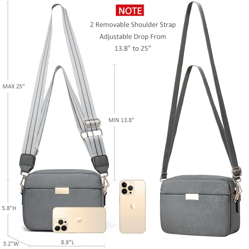 Small Crossbody Bags for Women Vegan Leather Purses Women's Shoulder Handbags Wallet Satchel Cross Body Purse3