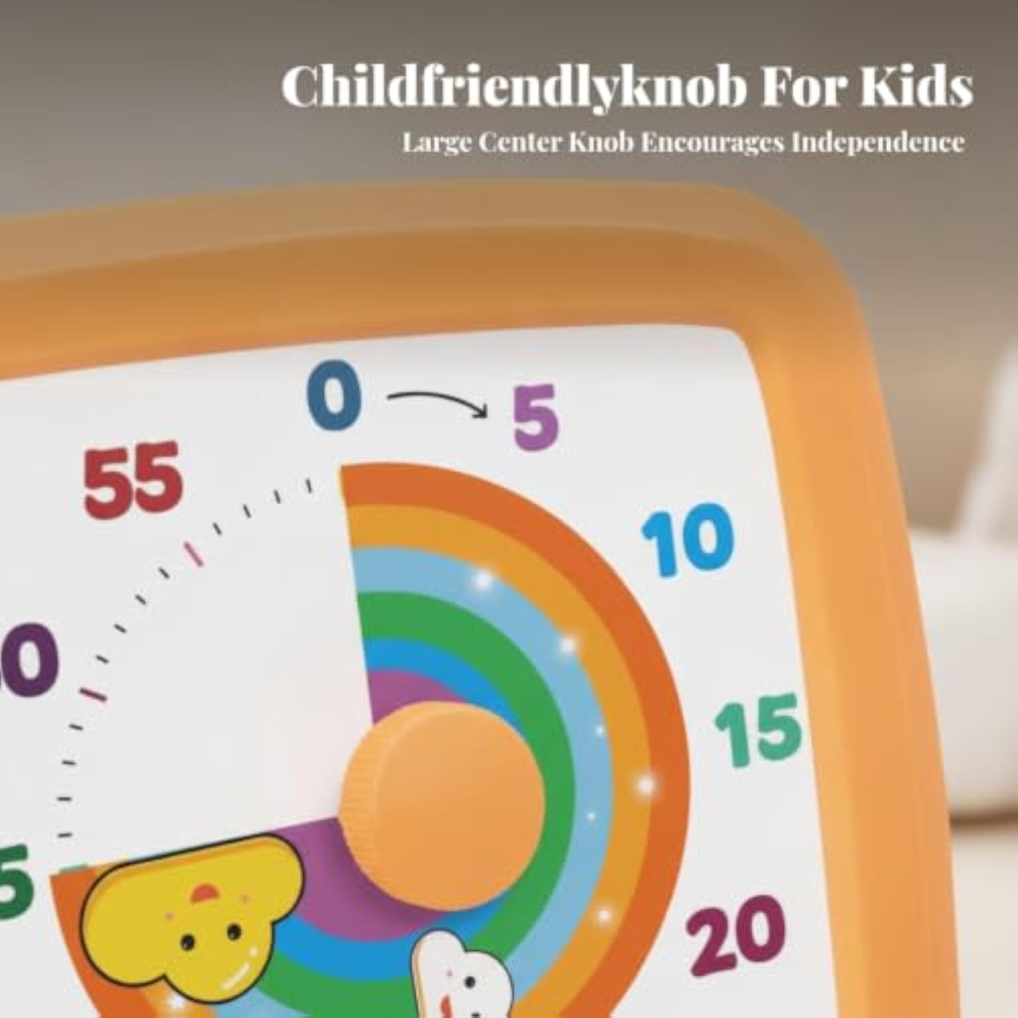 Visual Countdown Timer for Tabletop, 60-Minute