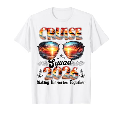Cruise Squad 2026 Summer Vacation Matching Family Cruise T-Shirt