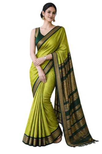 Image of South Cotton Gadwal Saree for Women | Celebrity Inspired Traditional Ethnic Wear | Chettinad & Kalyani Cotton Sarees | Soft Cotton Saree with Blouse Piece