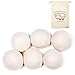 Produktbild OrgaWise Trocknerbälle 6Pack für Wäschetrockner Wool Dryer Balls by Smart Sheep Premium Natürliche Weichspüler Wiederverwendbar, Ideal als natürliche Alternative für Weichspüler (6pcs, Trocknerbälle)