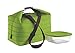 Guzzini Borsa Termica Grande con Tracolla On The Go, Verde Mela, Borsa 30 x 18 x h30 cm, Contenitore 19.6 x 19.6 x h7 cm, 1400 cc