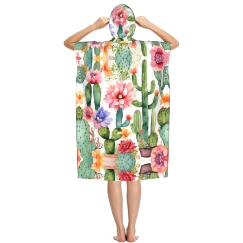 Peignoir à langer en microfibre légère avec capuche et serviette de bain - 3