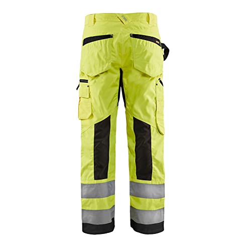 BLÅKLÄDER mensHi-vis Rip Stop Pant Yellow / Black32W x 32L2