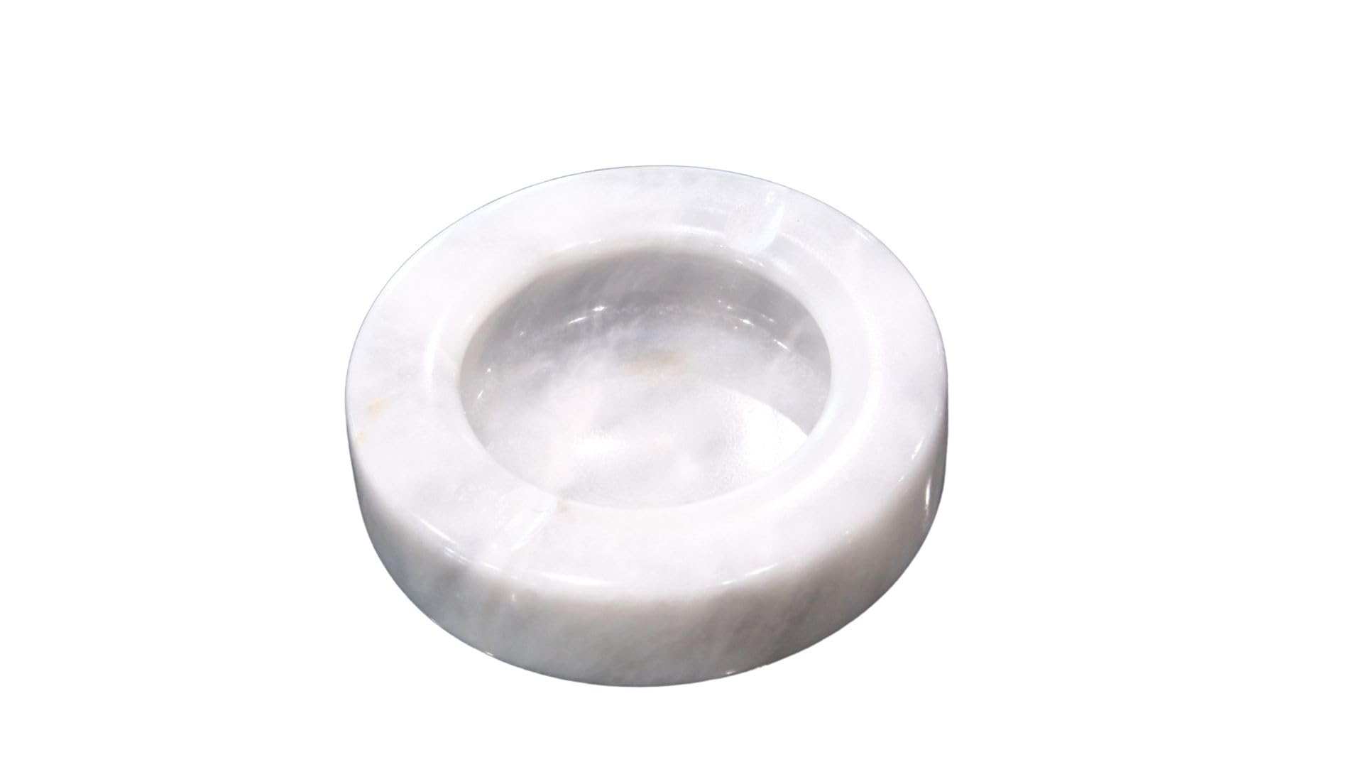 AIT Marble Ashtray Timeless Elegance for Your Smoking Experience – Ashtray for outside Patio-Cigarettes Ash Tray, Indoor/Outdoor Use Ashtrays Perfect for Home & Office Decor (White)