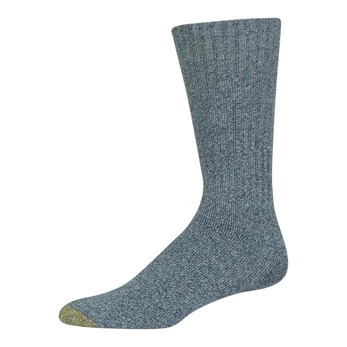 GOLDTOE Męskie skarpety Harrington Crew, wielopak, Large