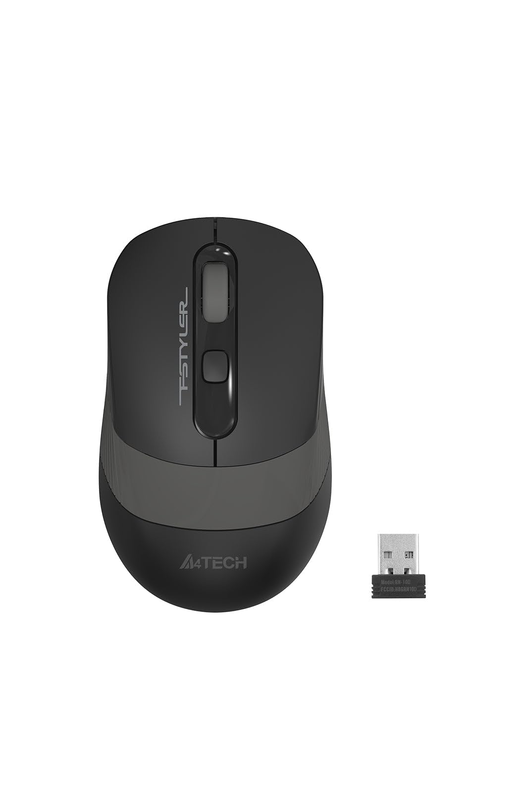 A4Tech FG10S Fsyler Silent 2.4Ghz Nano 2000Dpi Gri Sessiz Kablosuz Optik Mouse