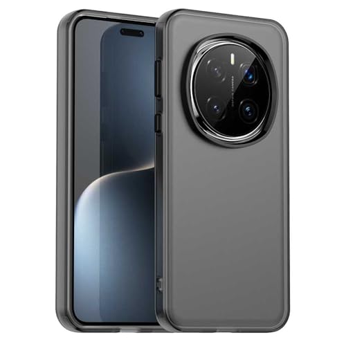 Image of CaseNuvo for Honor Magic7 Pro 5G Case PC+TPU+PET Matte Anti-Drop Phone Back Cover - Black