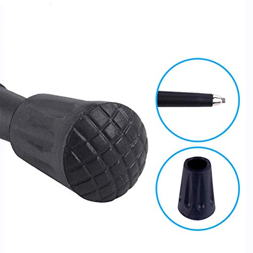 Bastón de senderismo ligero plegable portátil de aluminio 7075 5