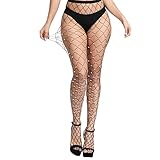 【Schlankheitseffekt】 Die Glitzerstrumpfhose für Frauen mit geometrischem Hohlmuster auf dieser Netzstrumpfhose mit Strasssteinen kann Ihnen einen guten Selbstabnahmeeffekt verleihen. Die schwarze Strumpfhose mit hoher Taille lässt Ihre Beine schlank und schlank aussehen, und Sie werden bezaubernd darüber sein. Anders als gewöhnliche Netzstrümpfe, das einzigartige Diamond-Design, nach dem Erhitzen auf hohe Temperaturen, Diamond wird nicht leicht fallen gelassen und reißt nicht leicht