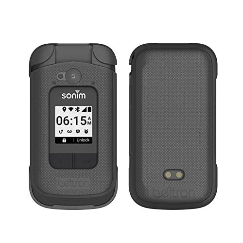 Beltron BLT-XP3P-SHC (XP3900) GREY Case With Clip For Sonim Xp3 Plus Flip Phone thumb #6