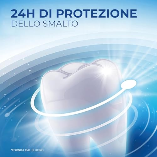 Aquafresh Tripla Protezione, Dentifricio 3 in 1 per tutta la Famiglia, Denti Forti, Gengive Sane, Alito Fresco, Gusto Menta Fresca, Maxi Pacco 6 x75ml – 450ml - Immagine 4