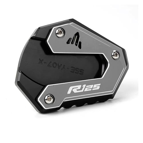 �o�C�N �X�^���h �v���[�g �p�b�h For MT125 ���� MT-125 R125 YZF-R125 YZF R125 2014-2023 2024 �I�[�g�o�C CNC �L�b�N�X�^���h�T�C�h�X�^���h�������L�p�b�h(Titanium,R125)