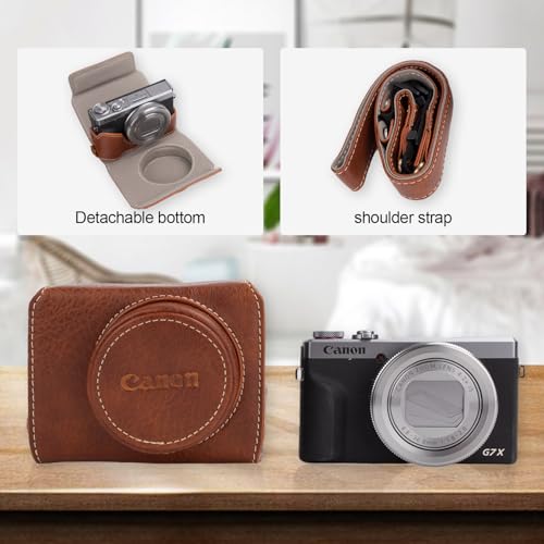Funda vintage para cámara Canon PowerShot G7X miniatura 3