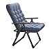 Chaise d'ordinateur Chaise de Bureau Chaise Pliante sédentaire Confortable à la Maison Dossier de Pause déjeuner dortoir étudiant Chaise de Loisirs couchée (Color : Blue, Size : 55 * 75 * 110cm)
