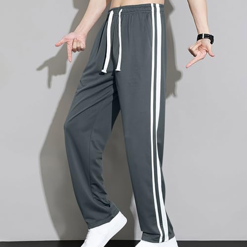 Men's Casual Loose Sweatpants Y2k Baggy Track Pants Drawstring Wide Leg Lightweight Trousers Streetwear4