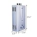 Marey Power Gas 10L 2.7 GPM Propane Gas Digital Panel Tankless Water Heater