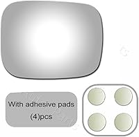 Vista 4 de ReYee Espejo lateral de cristal para Volvo V70 2007-2010 XC70 2007-2010 XC90 2007-2014 Pasajero lado derecho espejo de repuesto sin placa