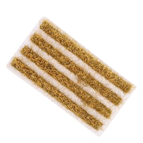 OUNONA 1 セット シナリオ 模型 草 レジン キット 植物 装飾 ミニチュア キット 米 畑 模型 DIY ミニチュア 風景 ウォーゲーム 鉄道 ミニチュア 風景 装飾 藁 マット 房状