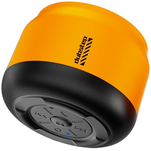 Image of Dubstep Pop 600 Bluetooth Speaker, 6W RMS Stereo Output, 15 Hours Playtime, TWS Pairing, 52mm Dynamic Drivers (Yellow)