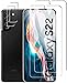 Produktbild [2+2 pièces] Schutzfolie Kompatibel für Samsung Galaxy S22, Linse Schutzfolie, Fingerabdrucksensor Kompatible, 3D Full Screen Panzerglasfolie, 9H Härte, Displayschutzfolie für Galaxy S22