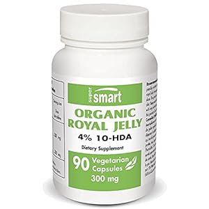 Supersmart – Organic Royal Jelly 4% 10-HDA 100 mg – Support Immune System – Helps to Restore Energy, Drive & Vitality in…