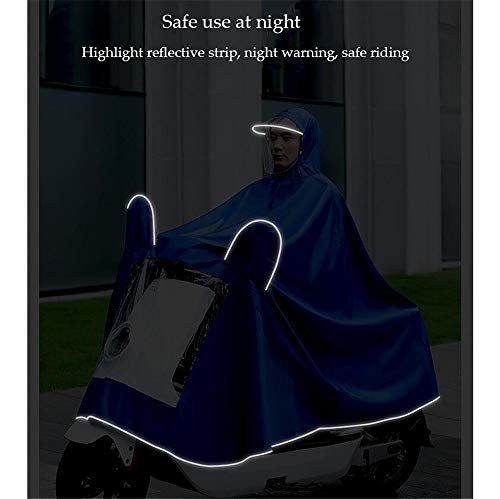 Poncho de pluie imperméable coupe-vent pour vélo avec capuche pour homme et femme, housse universelle pour camping et scooter à mobilité réduite