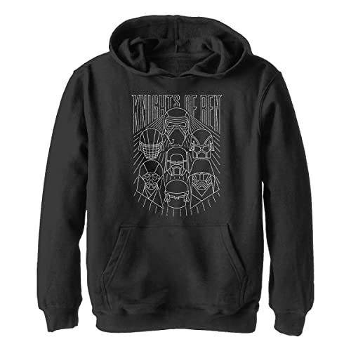 Star Wars Simple Outlines YOUTH Hooded Pullover Fleece