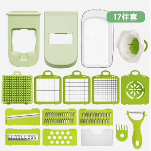 Cortadora y ralladora multifuncional 17 en 1 para cocina miniatura 7
