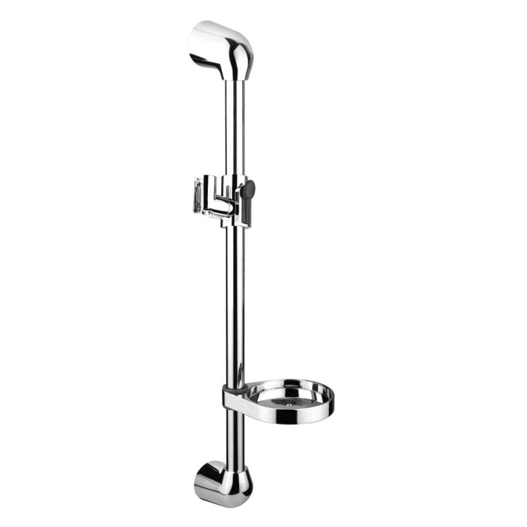 New Ware 18" Wall Mount Shower Stick Rod with Adjustable Hook And Soap Dish for Bathroom, Shower Stand for Hand Held Shower, Hand Shower Holder for Home & Bathroom (B0D4MBX4N3) Amazon Price History, Amazon Price Tracker